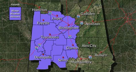 Jefferson County added to winter weather advisory - The Trussville Tribune