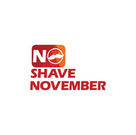 No Shave November Typographic Vector Design. Vector poster or banner ...