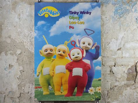 1997 Teletubbies Poster Tinky Winky Dipsy Laa Laa and Po | Etsy