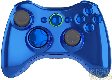 Chrome Blue Edition Controller - XBOX 360 - Modded Controller