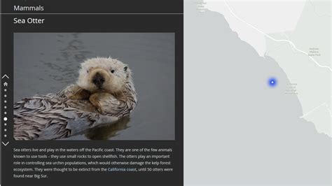 Habitat Map Of Where Sea Otters Live