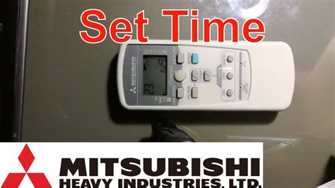 Mitsubishi Air Conditioner Remote