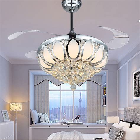 Ceiling fan crystal chandelier - best way to make your home look ...