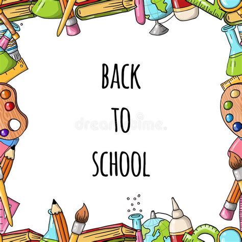 Back To School Clipart Borders