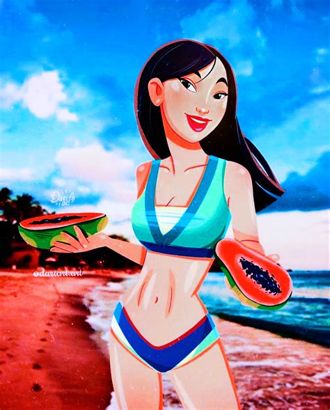 Mulan in bikini by RosaSmitt on DeviantArt