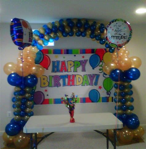 #nanisetc 40th birthday balloon arch