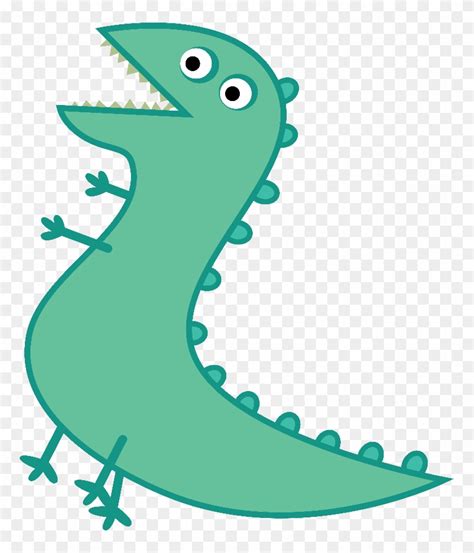 Peppa Pig Tv Show George Pig Dinosaur Free Transparent Png Clipart