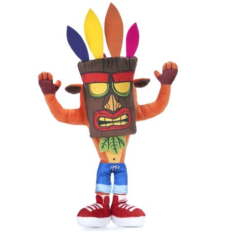 Aku Aku Mask Crash - Crash Bandicoot Plushie Soft Toy | Happy Piranha