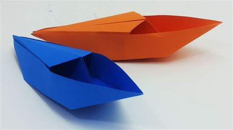 Paper Boat Making Tutorial That Floats | Origami Boat New Design For ...