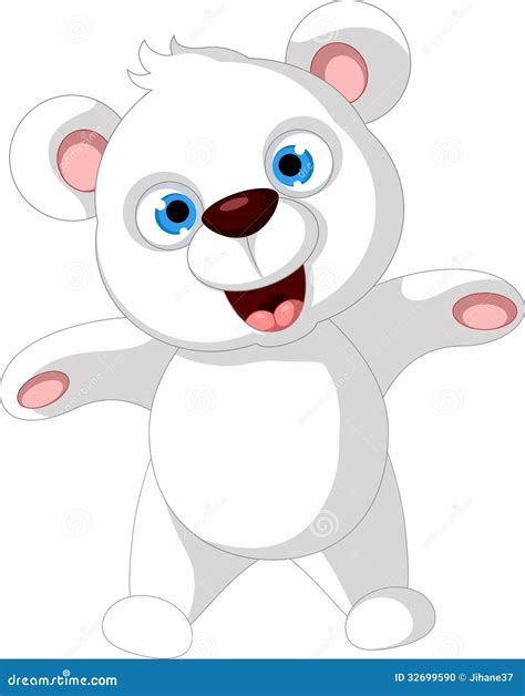 Happy Polar Bear Cartoon Royalty-Free Stock Image | CartoonDealer.com ...