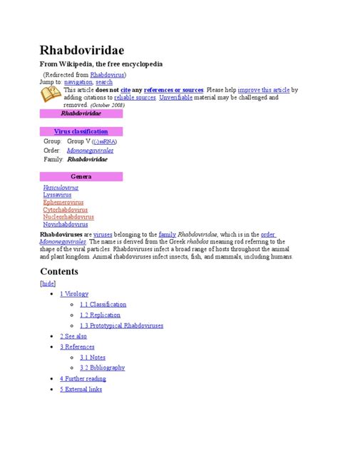 Rhabdoviridae | Biochemistry | Virus