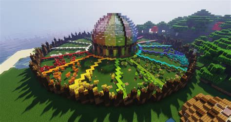 Colorful Sheep Farm : Minecraft