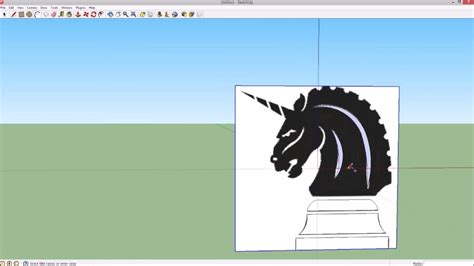 How to make a 3D logo in Google Sketchup - YouTube