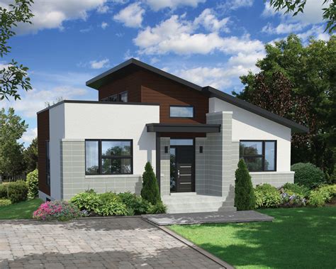 Small Modern House Plans With Photos : This modern house plan has so ...