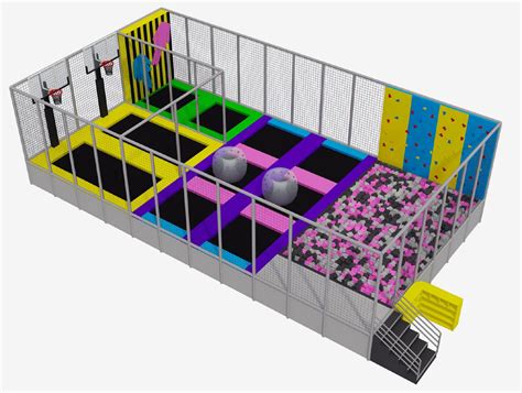 Kids Trampoline park | Kids jumping trampoline