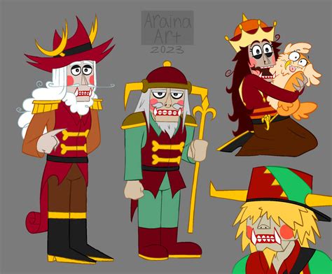 Nutcracker characters by Araina-art on DeviantArt