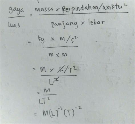 Seputar Dimensi Dari Tekanan Adalah Terupdate - mga paksa