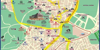 Athens map - Maps Athens (Greece)