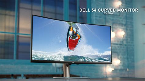 Dell 34 Inch Ultrawide WQHD Curved Computer Monitor - S3422DW | Dell Canada