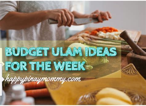 Healthy budget ulam recipe ideas for the week - Happy Pinay Mommy