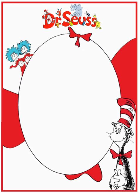 Dr Seuss Free Invitation Card – Invitations Online