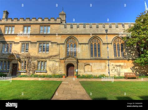 Jesus College Oxford Stock Photo - Alamy