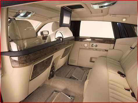 Wallpaper Cars: rolls royce limousine interior