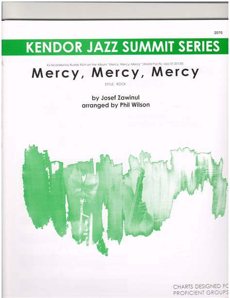 MERCY, MERCY, MERCY | By Composer / Performer, Jazz Ensemble (Big Band ...