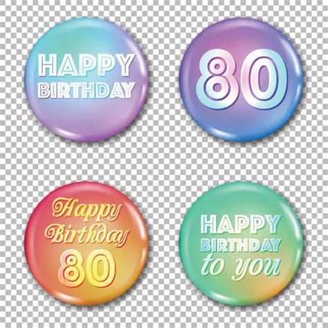 80th Birthday Balloons Illustrations, Royalty-Free Vector Graphics ...