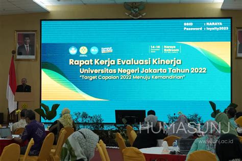 [:in]UNJ Selenggarakan Rapat Kerja Evaluasi Tahun 2022[:] – UNJ