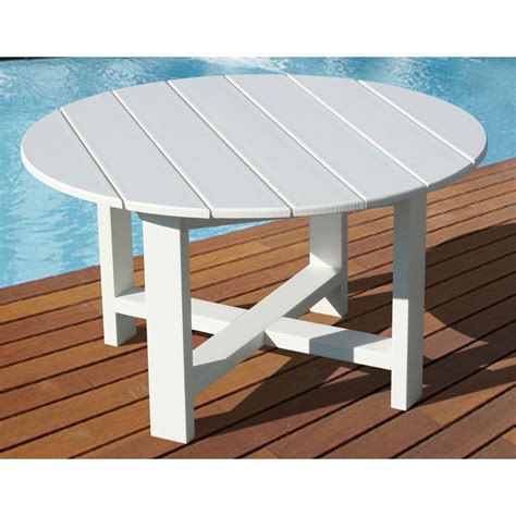 VIFAH® Recycled Plastic 40" Outdoor Conversation Table - 218663, Patio ...