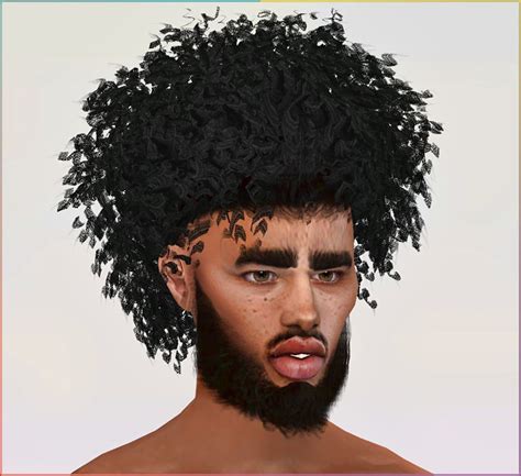 Blvcklifesimz Sims 4 Hair Male Sims 4 Curly Hair Sims 4 Black Hair ...