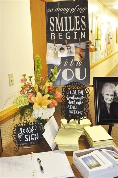 Funeral Table Ideas - Blogs