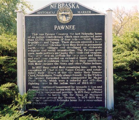 Marker Monday: Pawnee - Nebraska State Historical Society