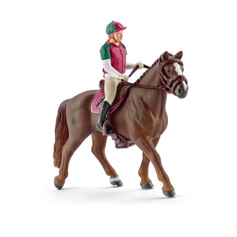 SCHLEICH WORLD OF NATURE FARM LIFE HORSE RIDING SETS HORSE TOYS ...