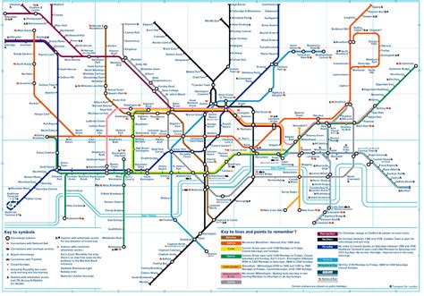 PLANO DEL MENTRO DE LONDRES [Plano completo y turístico, tarifas..]