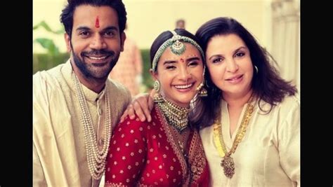 Rajkummar Rao-Patralekhaa's Wedding: Farah Khan Shares A Happy Moment ...