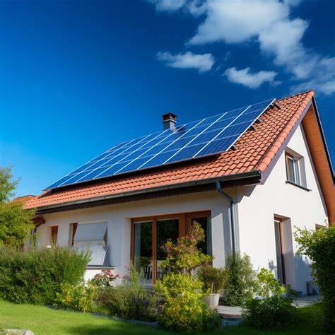 Premium AI Image | solar panels on house