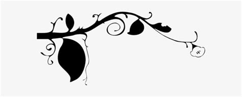 Pumpkin Clipart Black And White Vines - Vine Clipart Black And White ...