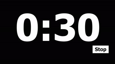 30 Second Countdown Timer on Make a GIF