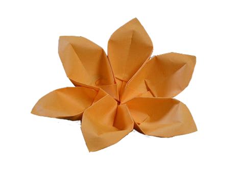 Download Flower Origami PNG Image for Free