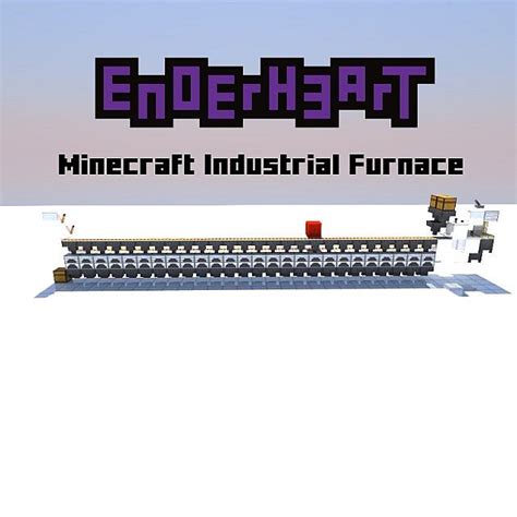 Minecraft Efficient Industrial Furnace + Tutorial Minecraft Project