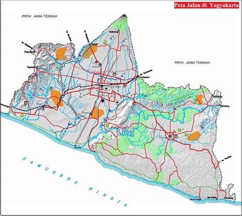 Peta Yogyakarta (DIY) HD Lengkap Ukuran Besar dan Keterangannya