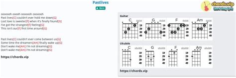 Chord: Pastlives - tab, song lyric, sheet, guitar, ukulele | chords.vip