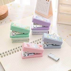 Mini Stapler Set, 4 Colors to Choose, Planner Accessories, Mini Stapler ...