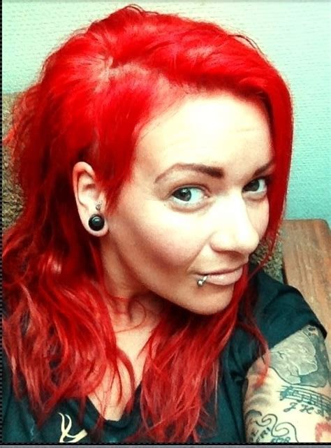 Neon red hair :) | Sunniva M.'s Photo | Beautylish