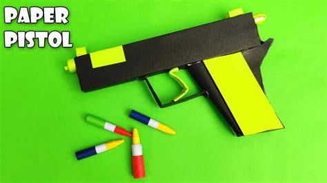 Origami Gun With Bullets