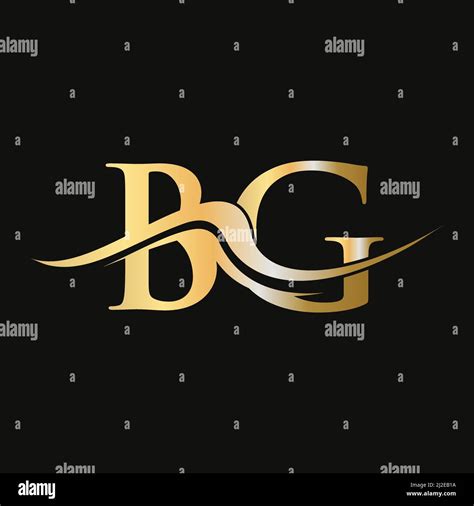 Letter BG Logo Design. Initial BG Logotype Template. BG Monogram ...