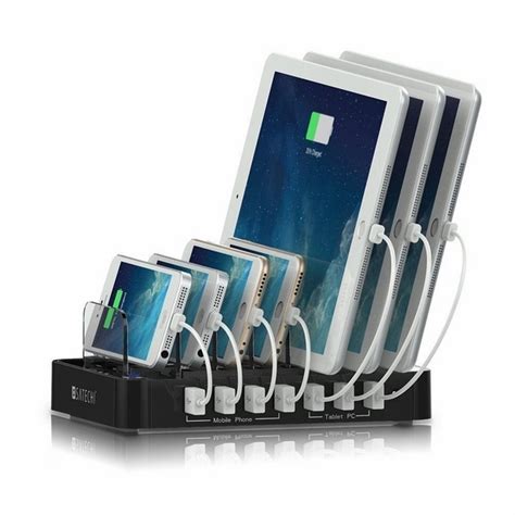 Charging station organizer – get rid of messy clutter and entangled cords