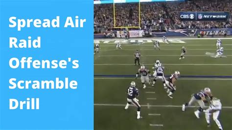 Spread Air Raid Offense Scramble Drill - YouTube